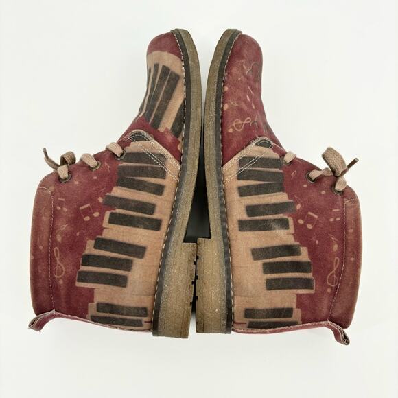 Goby Ankle‎ Boots Size 8.5 Piano Keyboard Music - Picture 6 of 8